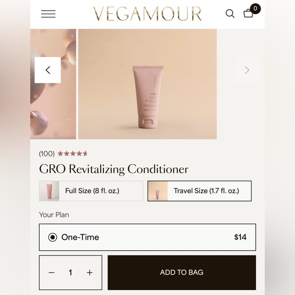 Vegamour GRO Revitalizing Conditioner - Picture 2 of 5